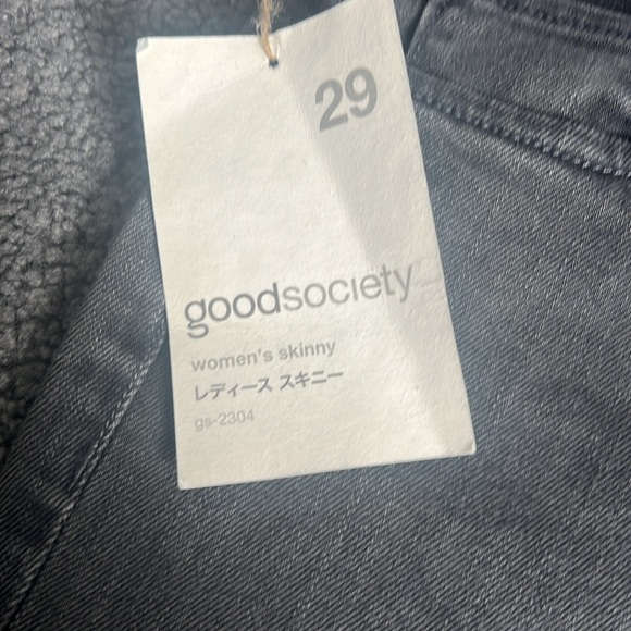 Good Society Womens Gray Skinny sz29/32 NWT - Picture 8 of 13